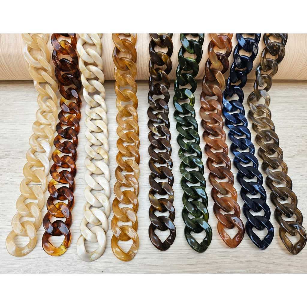 ELOS DE RESINA50CM PARA BOLSAS,CELULAR,CARTEIRAS,COLAR,BOLSA DE CROCHE,ALÇA PARA ROUPA