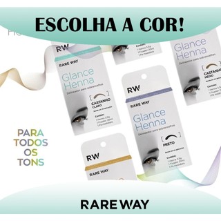 Glance Henna Rareway Delineador Sobrancelha escolha as cores em Oferta na Shopee