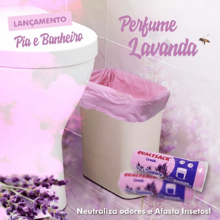 Saco de Lixo Perfumado Lavanda Anti Odores e Insetos em Oferta na Shopee