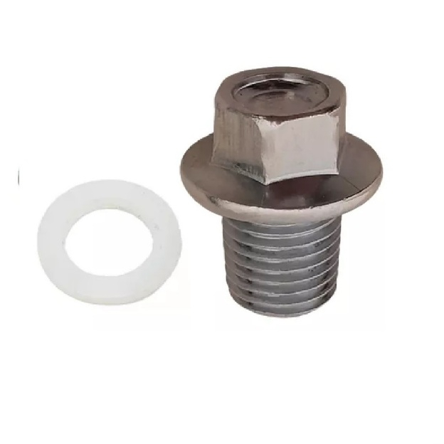 Parafuso do Bujão de oleo Cônico titan150 fan150 start160 titan160 fan160 cargo160 twister250 — imagem 2 de 2