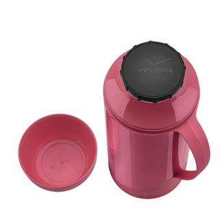 Garrafa Térmica Café Chá Água Leite 1L Rosa Dust em Oferta na Shopee