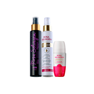 1 Óleo + 1 Ácido + 1 Desodorante Rosa Selvagem em Oferta na Shopee