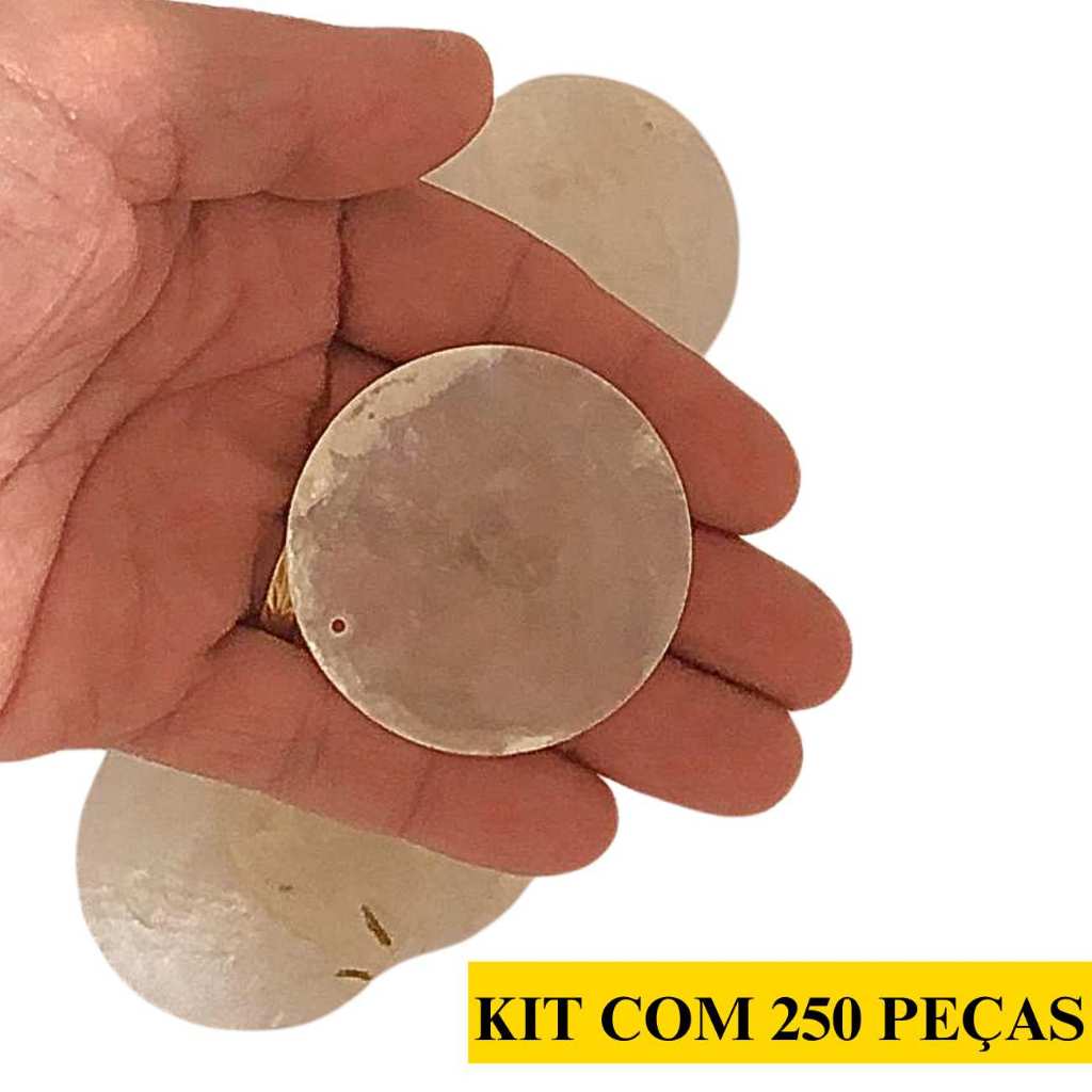 (250pçs) 50mm PINGENTE LÂMINA MADREPÉROLA NATURAL DE 50mm - (5cm) - IDEAL PARA LUSTRES, BIJUTERIAS, ARTESANATO E ARTES. em Oferta na Shopee