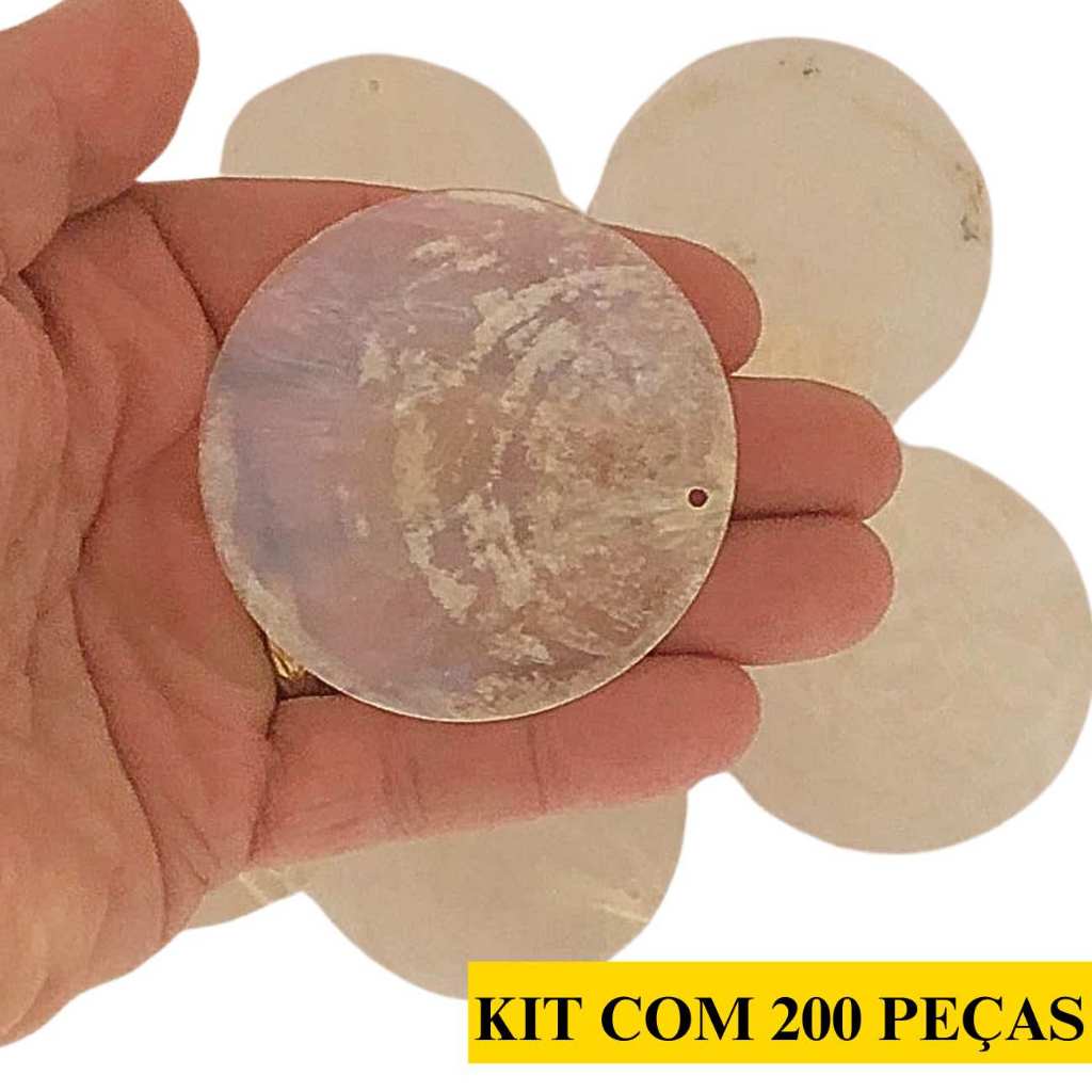 (200Pçs) 60mm PINGENTE LÂMINA MADREPÉROLA NATURAL DE 60mm - (6cm) - IDEAL PARA LUSTRES, BIJUTERIAS, ARTESANATO E ARTES. em Oferta na Shopee