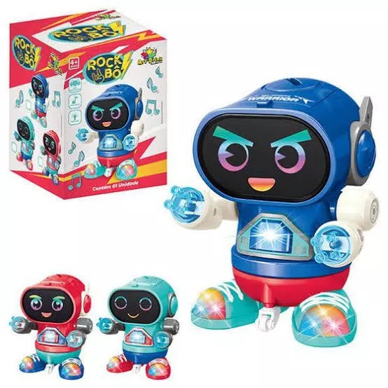 Brinquedo Robô Infantil Musical Som Luz E Movimento Infantil 3 Anos