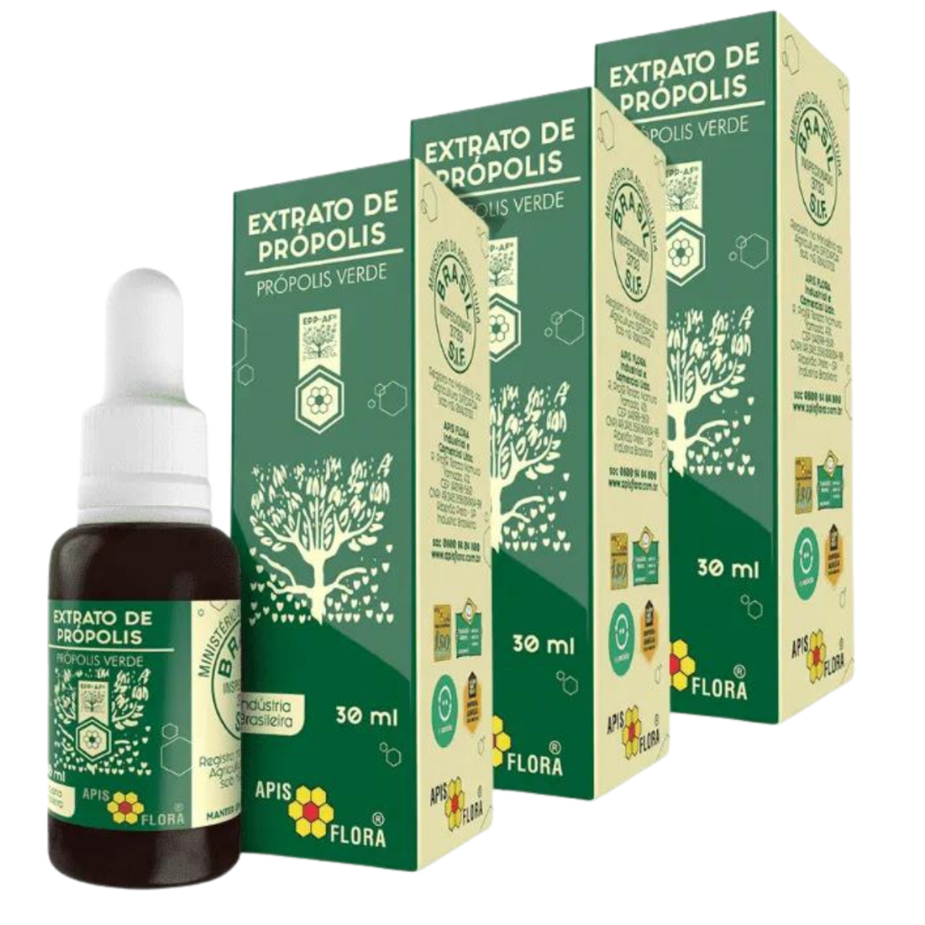 3x Extrato De Própolis Verde 30ml - Apis Flora em Oferta na Shopee
