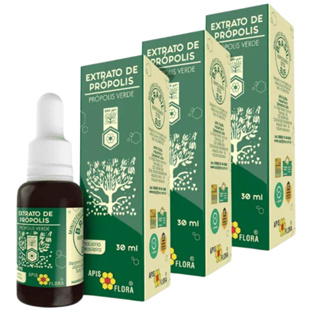 3x Extrato De Própolis Verde 30ml - Apis Flora em Oferta na Shopee