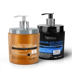 Kit Cauterização Capilar com Blindagem Biomimética 500g