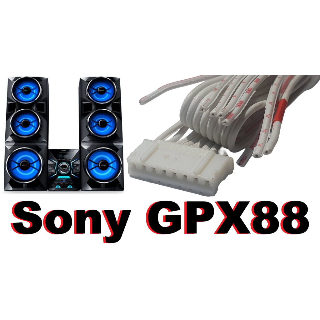 1 Plug Do Led Sony Gpx88 Com 8 Fios / Encaixe / Conector