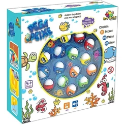 Jogo Pesca Pega Peixe Giratório - Art Brink