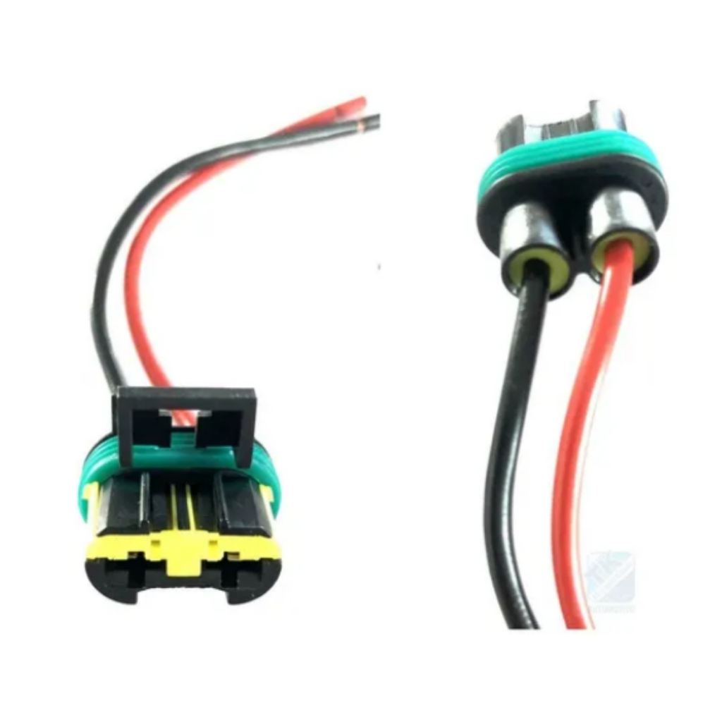 Conector Chicote Ar Condicionado 2 Vias Resistencia Ecosport Fiesta Gol g5 Fox