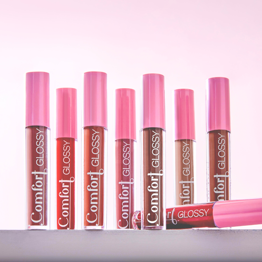Gloss Labial Comfort Glossy Mahav em Oferta na Shopee