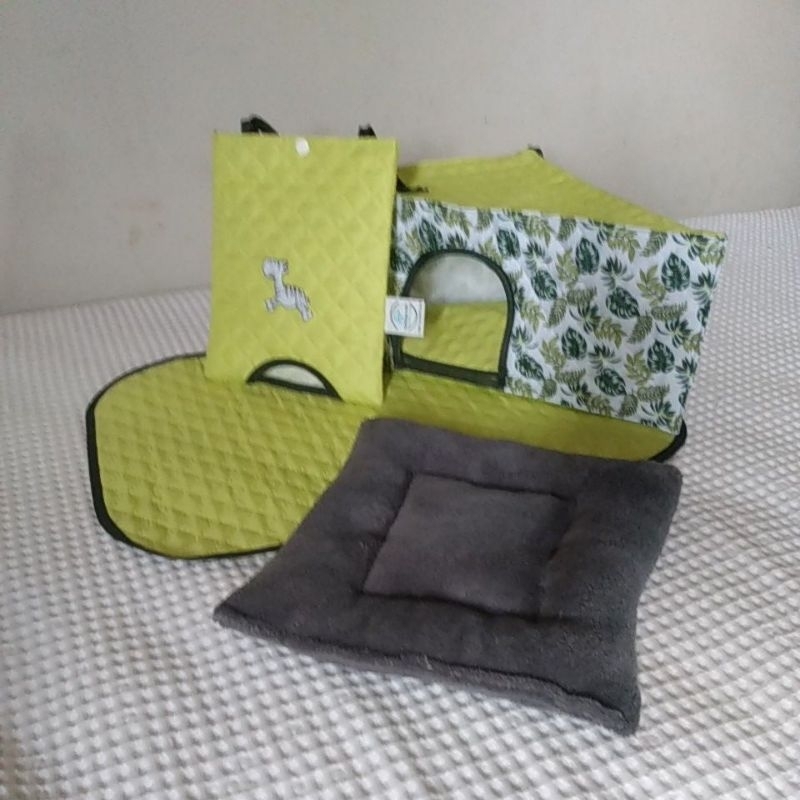 Enxoval para porquinho da índia, kit 5 peças com casinha de canto. em Oferta na Shopee