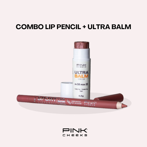 COMBO LIP PENCIL + ULTRA BALM HIDRATANTE PINK CHEEKS ORIGINAL