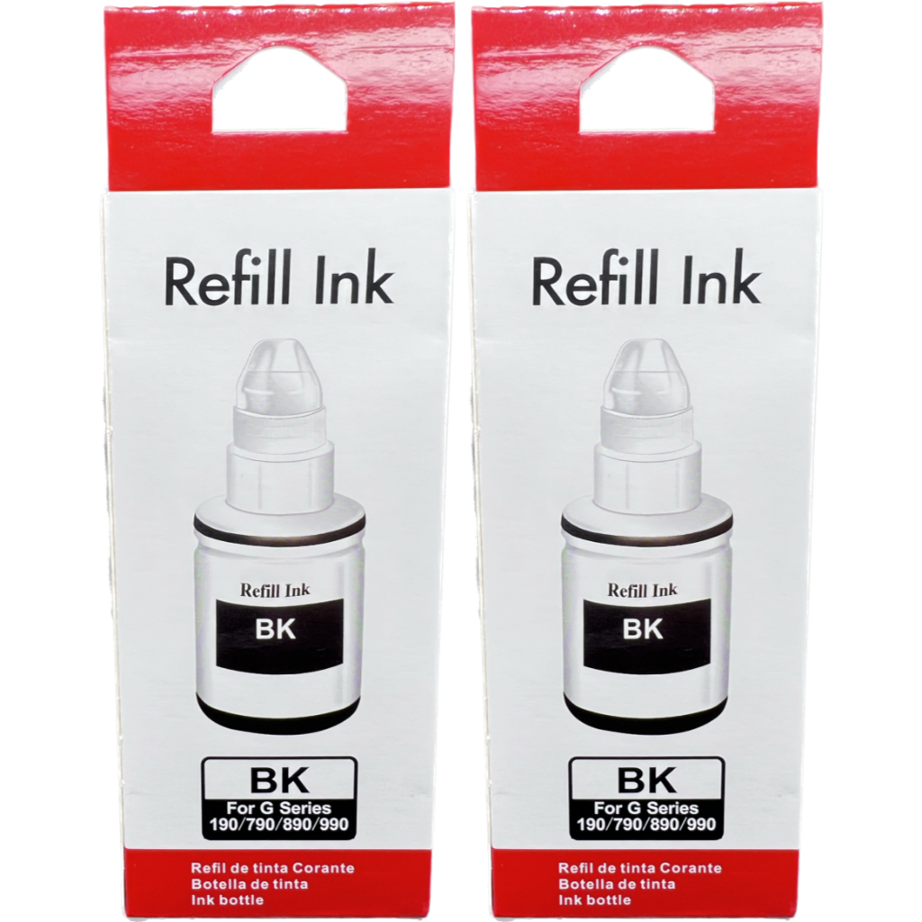 Kit 2 Tintas Preta Compativel Canon G3110 G3111 G4111 Gl-190 em Oferta na Shopee
