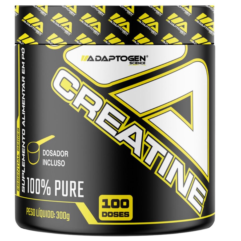 Creatina (Creatine) Platinum 100% Pura 300g ADAPTOGEN SCIENCE