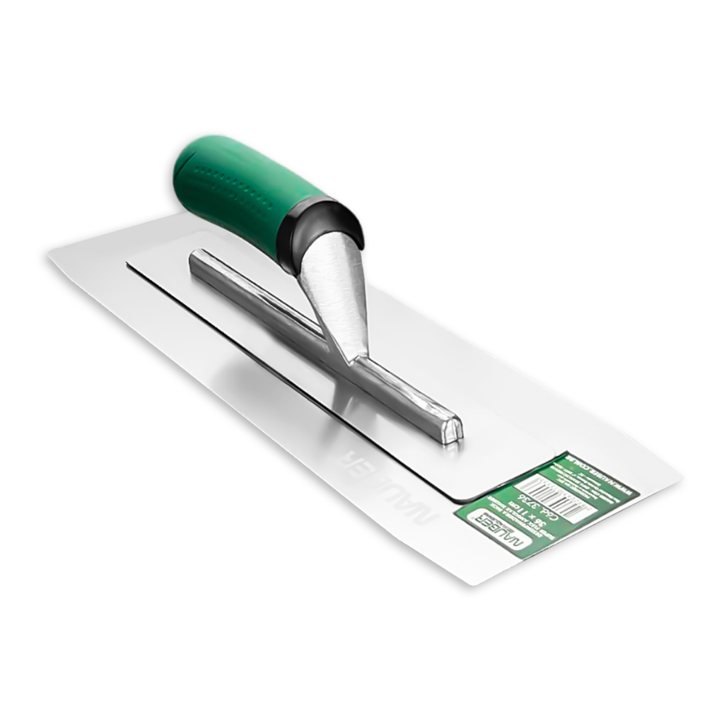Desempenadeira Inox Super Flex Nauber 36x11cm Angular Para Massa Corrida Cimento Queimado Original