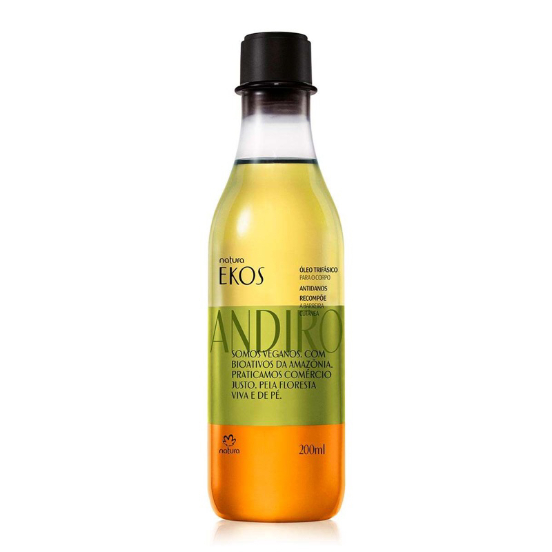Óleo Trifásico Natura Ekos Andiroba 200ml Original