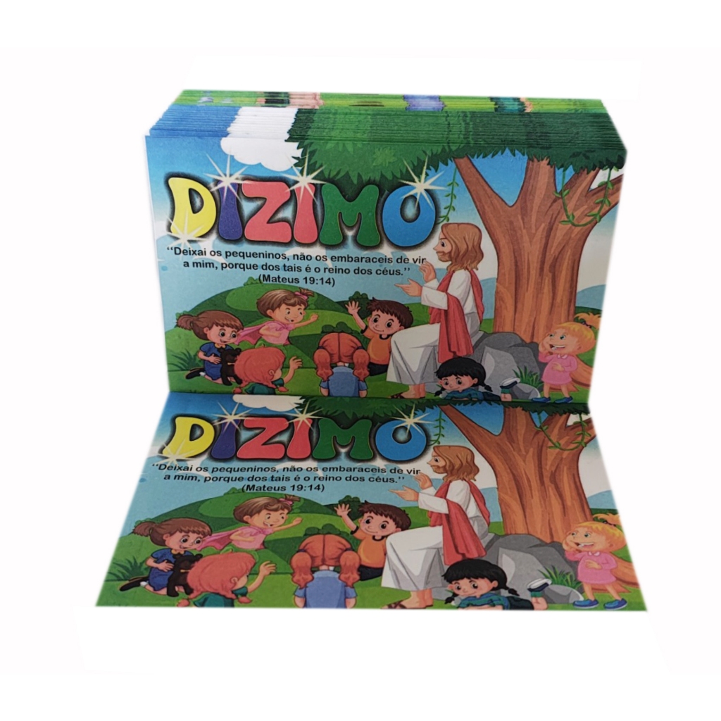 Envelope Dízimos Para Criança P/ 100 Unidades (Dizimo)