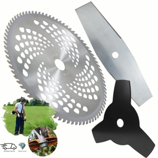 Kit Lâmina 3 Pontas 2 Pontas e Disco 80 dentes Para Roçadeira 2T em Oferta na Shopee