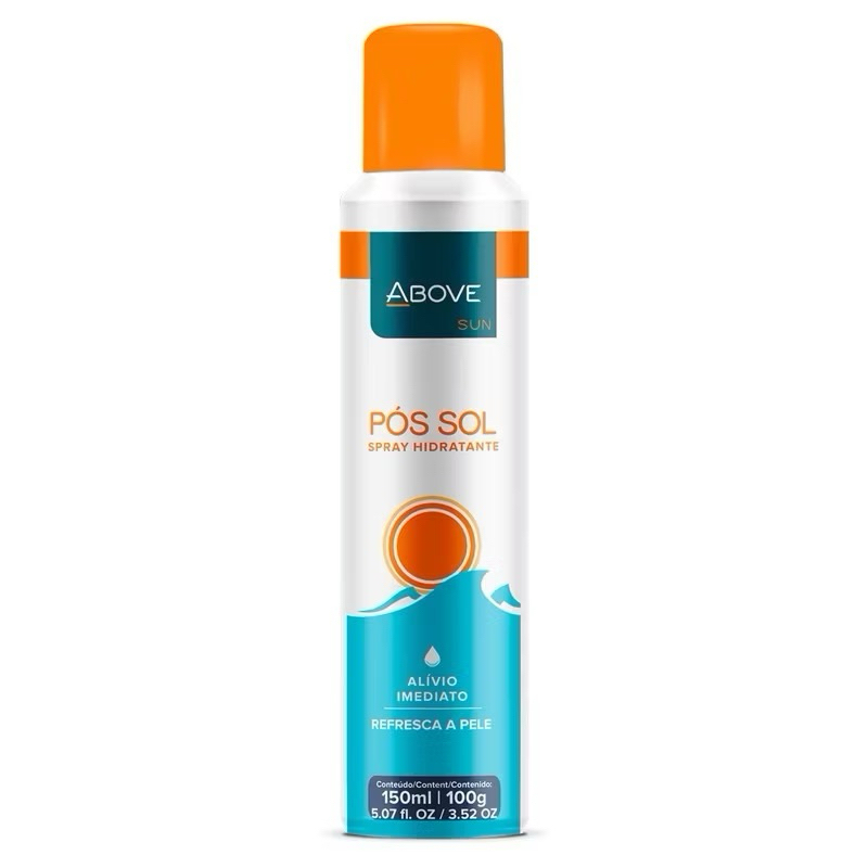 Pós Sol Spray Hidratante Above Frasco 150ml Refresca Pele