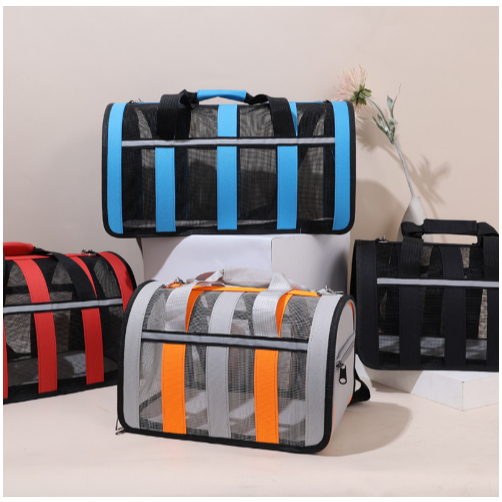 Bolsa Mala TAMANHO GRANDE Transporte Pet Cachorro Gato Viagem Avião Material Respiravel PESO ATÉ 8Kg