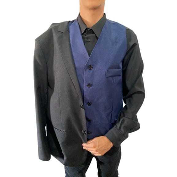 Colete Social Masculino Slim Oxford Cores  Envio Imediato