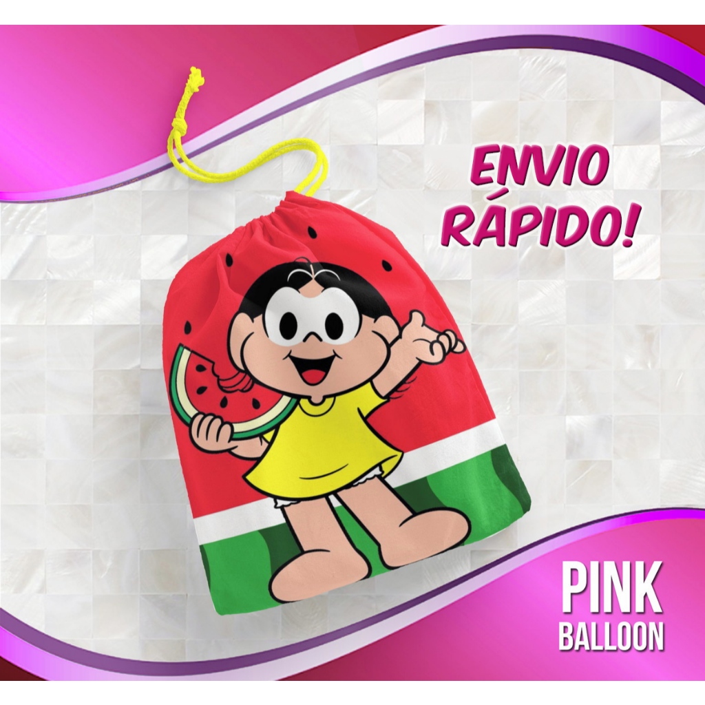 SAQUINHO SURPRESA 13X19CM MAGALI TURMA DA MÔNICA (ENVIO RÁPIDO) - SACOLINHA LEMBRANCINHA