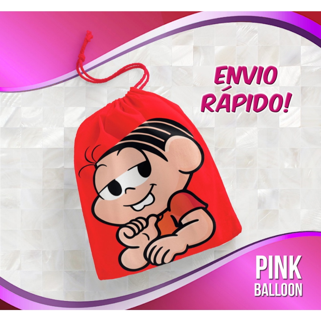 SAQUINHO SURPRESA 13X19CM TURMA DA MÔNICA (ENVIO RÁPIDO) - SACOLINHA LEMBRANCINHA