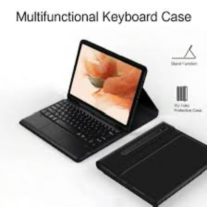 Capa magnética com teclado para Galaxy Tab S9 FE PLUS /  S7+ / S7 FE /S7 plus /s