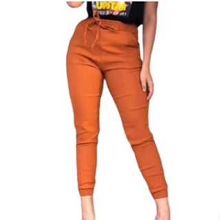 Calça Jogger Blogueira Bengaline Cintura Alta em Oferta na Shopee