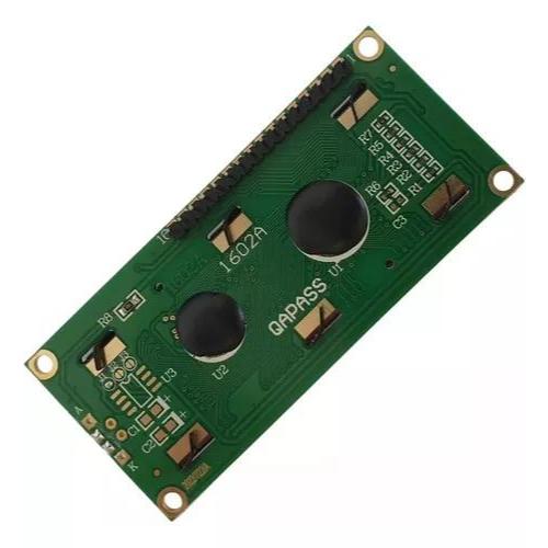 Display Tela Lcd 16x2 1602 Backlight Azul Com Pino Soldado