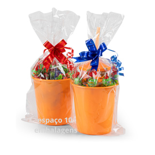 saco BRILHANTE P/ BALDE DE PIPOLA 1L saquinho plástico transparente alta qualidade tipo celofane em Oferta na Shopee