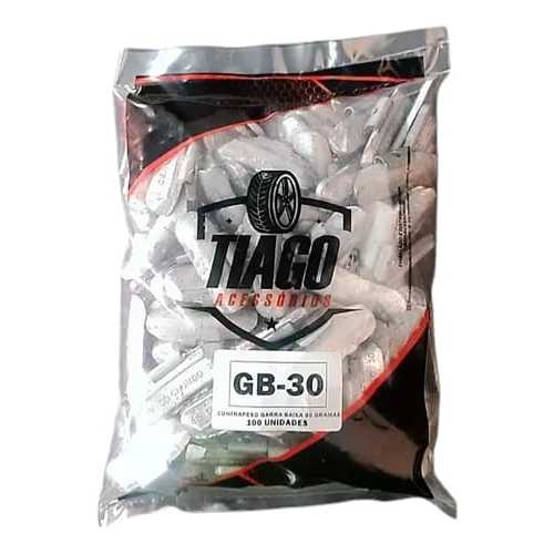 Chumbo Balanceamento Contra Peso Garra Baixa 30g 100 Un