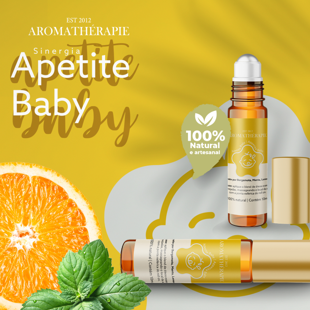 Aromaterapia Apetite Baby Natural Blend Óleos Essenciais Aromathérapie