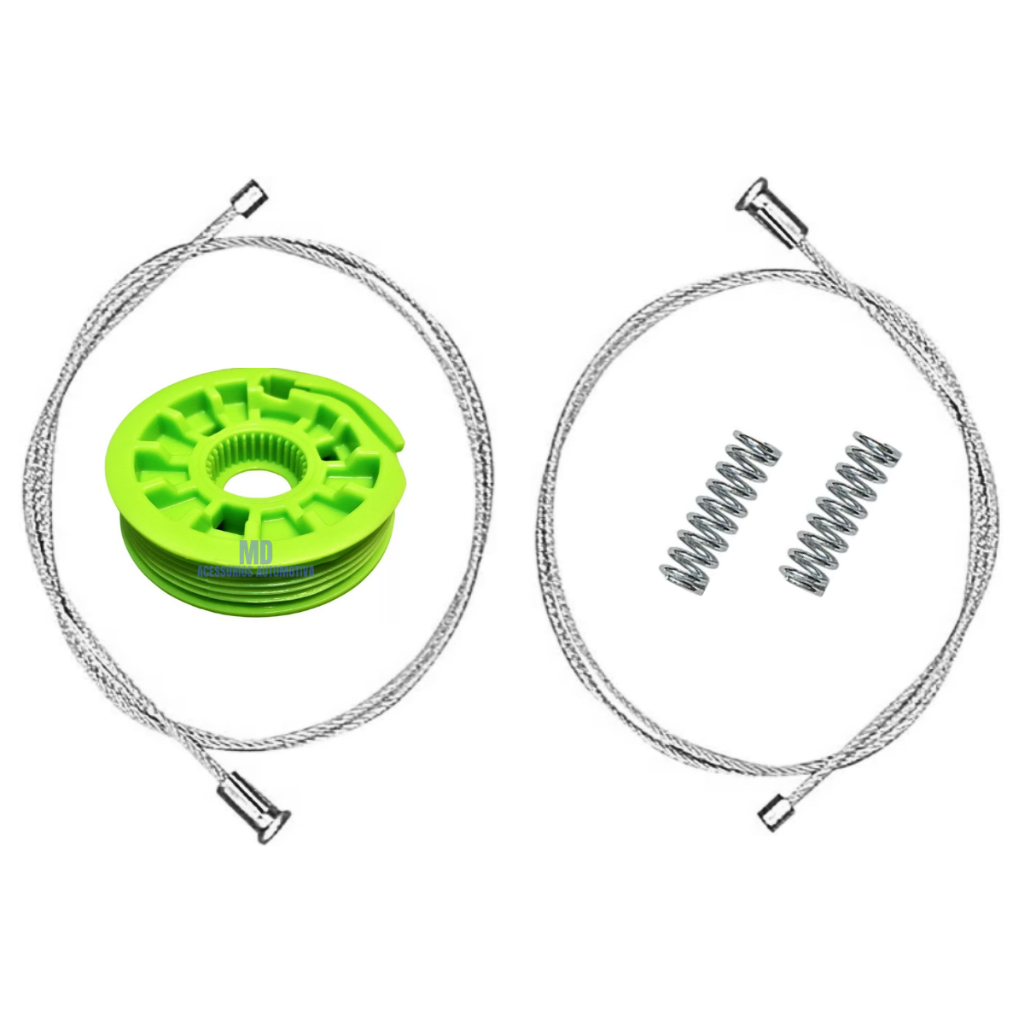 Kit Cabo Reparo Da Maquina De Vidro Eletrico Dianteiro Uno Vivace Uno Way 4 Portas em Oferta na Shopee