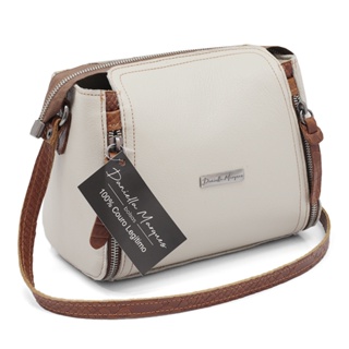 Bolsa feminina pequena couro legitimo em Oferta na Shopee