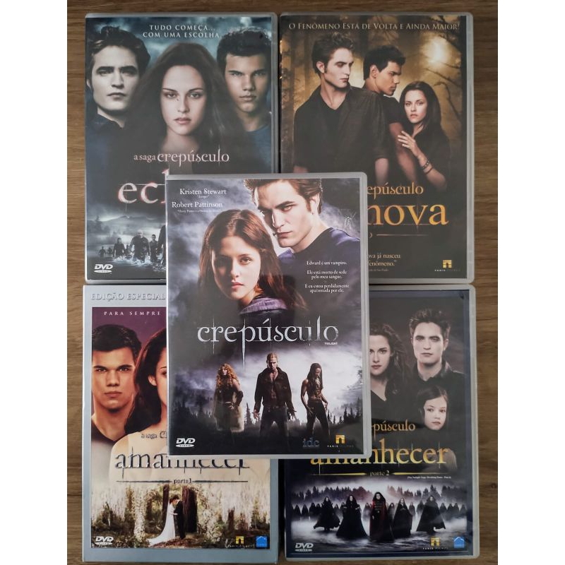 Saga Crepúsculo - escolha um dvd