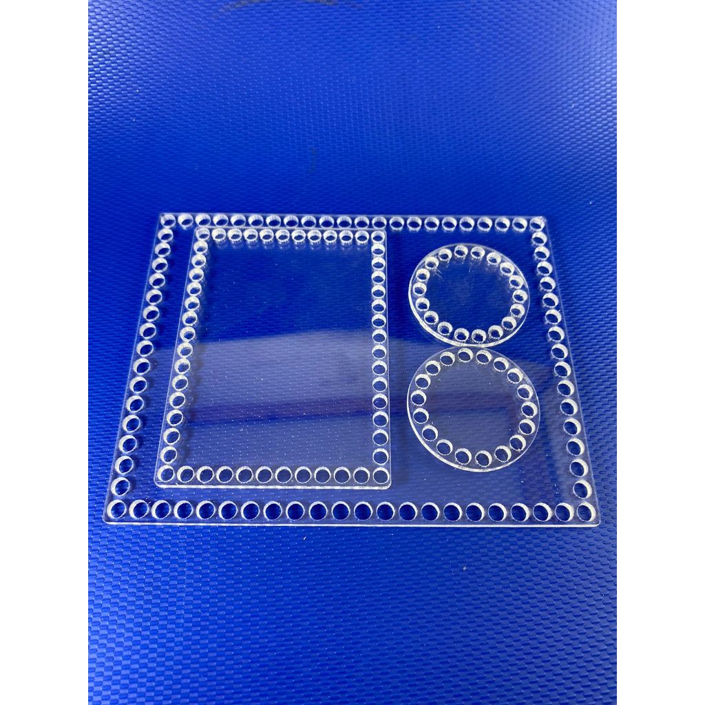 KIT ( P ) - BASE PARA CROCHE CESTO PORTA MATERNIDADE BASES ACRILICAS PARA CROCHÊ em Oferta na Shopee