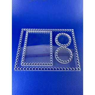 KIT ( P ) - BASE PARA CROCHE CESTO PORTA MATERNIDADE BASES ACRILICAS PARA CROCHÊ em Oferta na Shopee