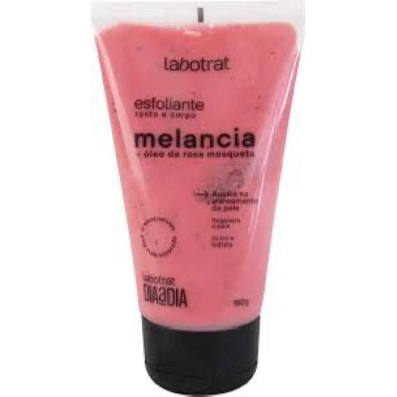 esfoliante melancia labotrat 150gr tenha uma ótima experiência de banho, pele mais macia e hidratada