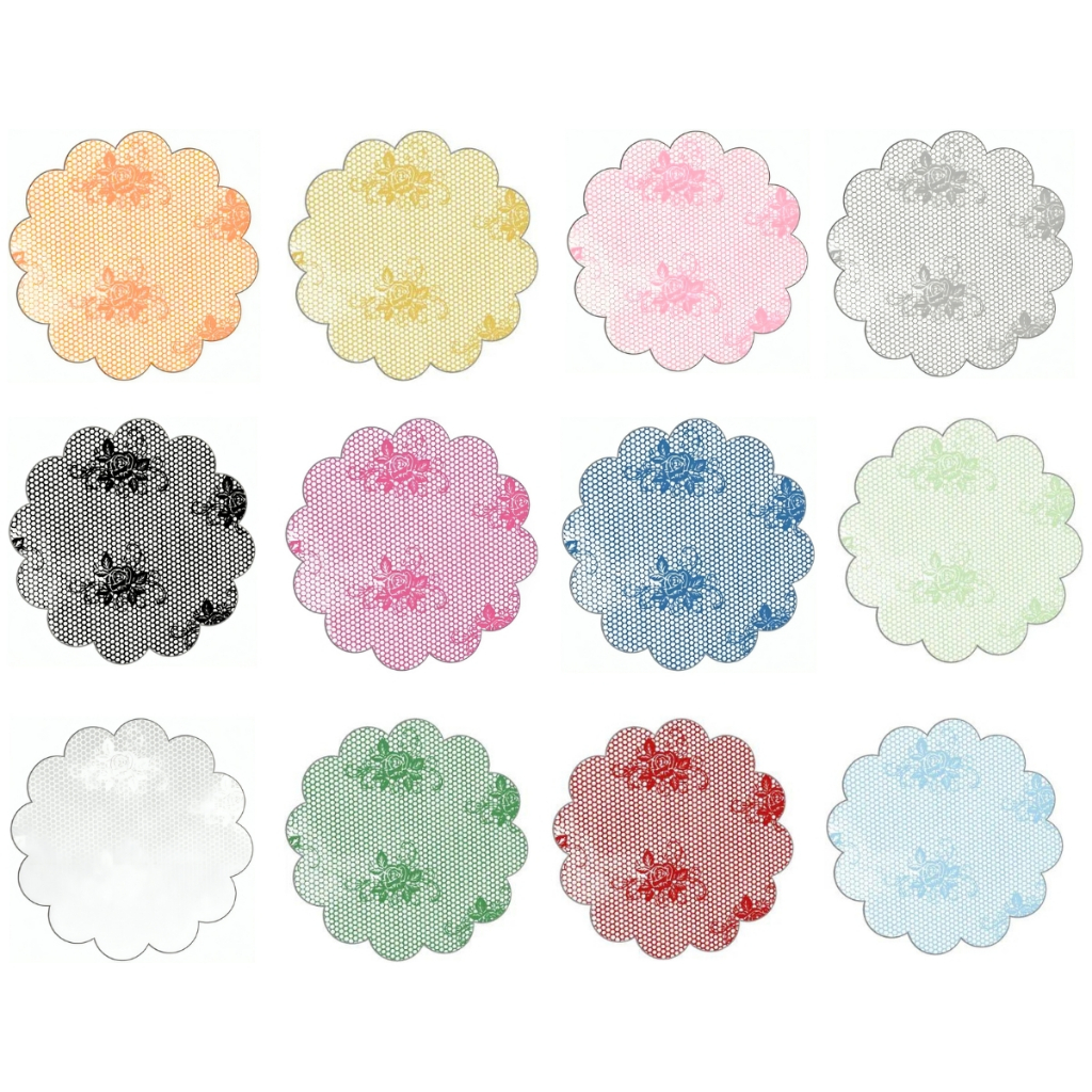 Kit C/500 Tapetinhos Para Doces Fundo Rendado Nº9 Nova Aliança em Oferta na Shopee