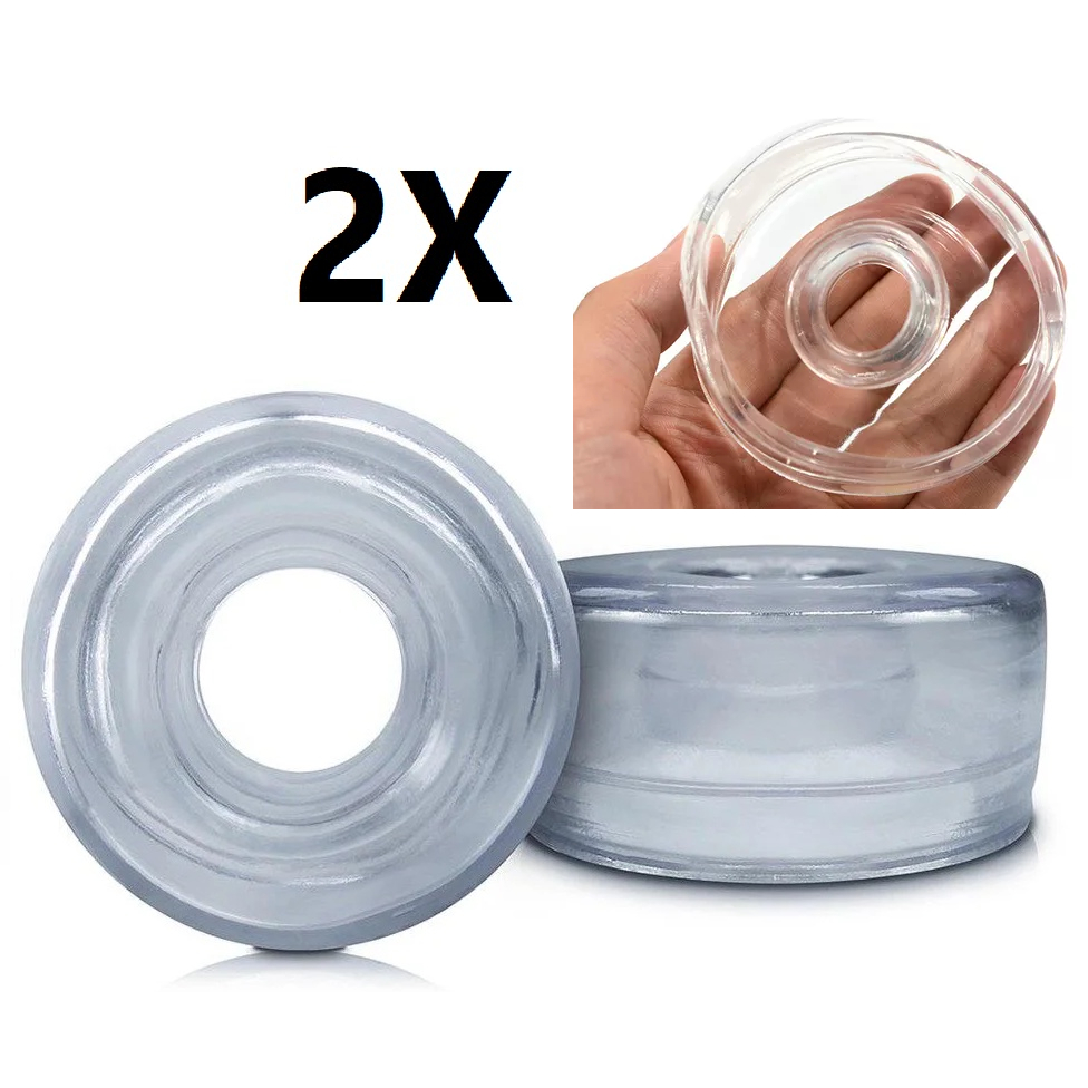 Kit 2 Anel Para Bomba Peniana Em Silicone Sexy Fantasy Promoção