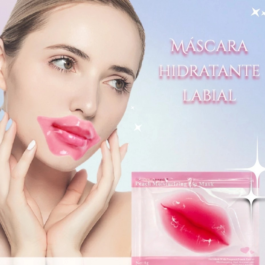 10 Máscaras Labial DADIVA De Mel de colágeno com cristal hidratante para lábios