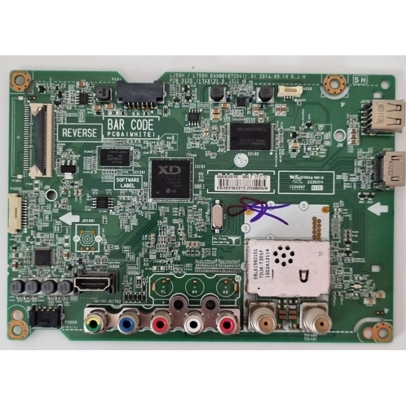 PLACA PRINCIPAL LG 49LF5400 EAX66167204 (1.0)