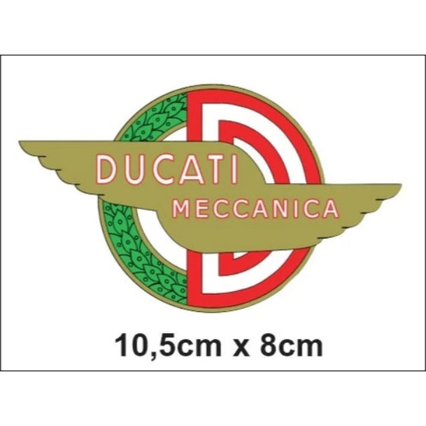 Adesivo Ducati Racing Ducati Meccanica Bologna Classic Taldea Moto