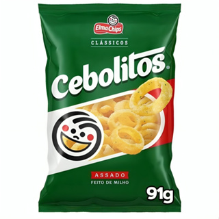 Salgadinho Cebolitos 91g Elma Chips em Oferta na Shopee