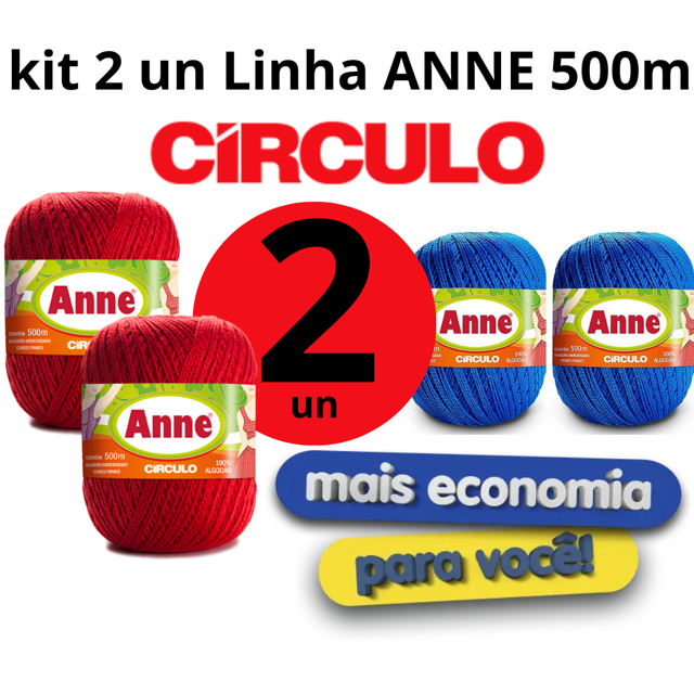 KIT 2 UNIDADES ANNE 500M em Oferta na Shopee