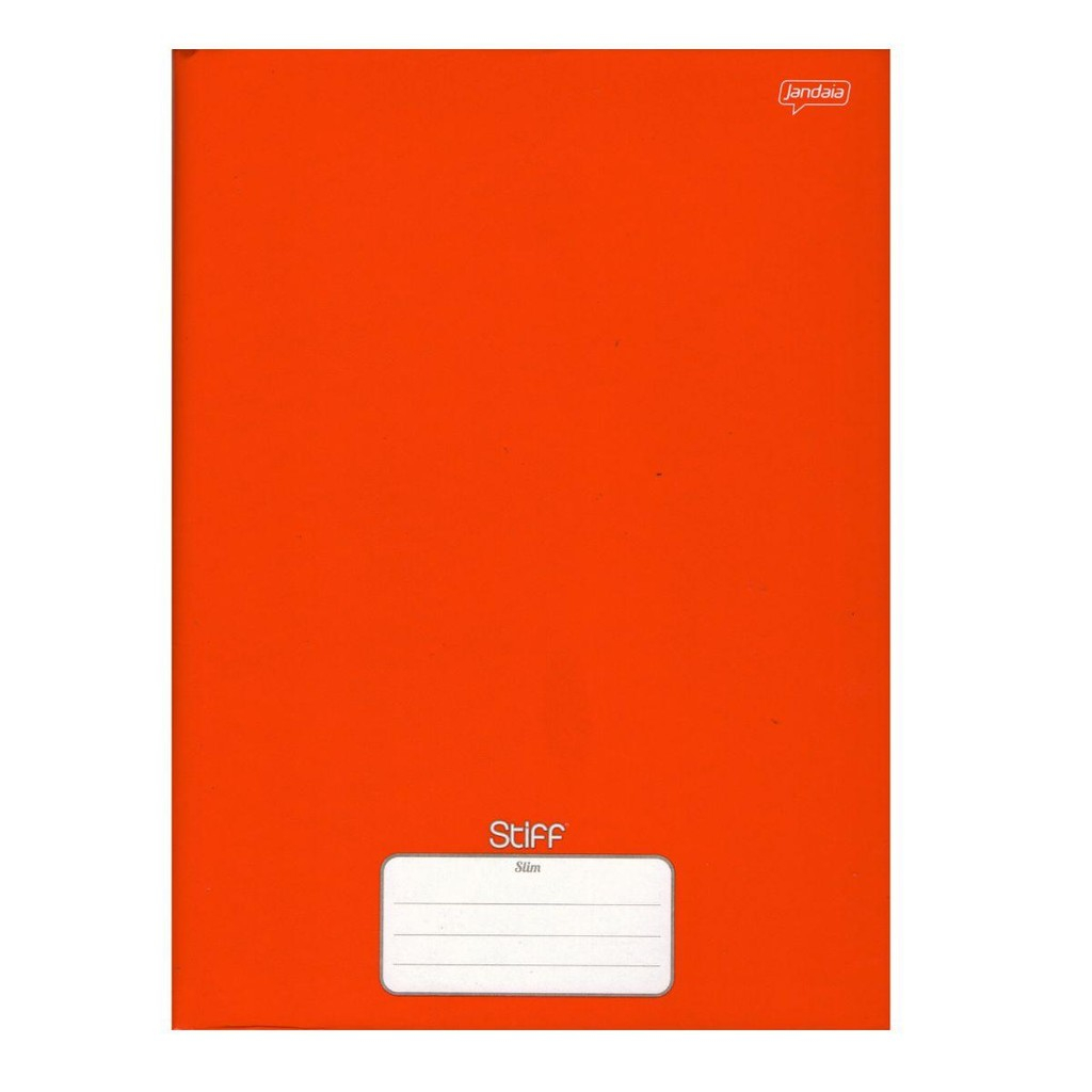 Caderno Brochura 96 Fls Pautado Capa Dura - Stiff COR:LARANJA em Oferta na Shopee