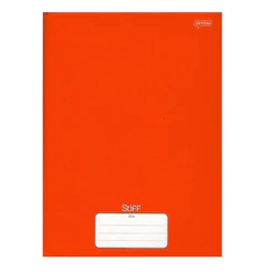 Caderno Brochura 96 Fls Pautado Capa Dura - Stiff COR:LARANJA